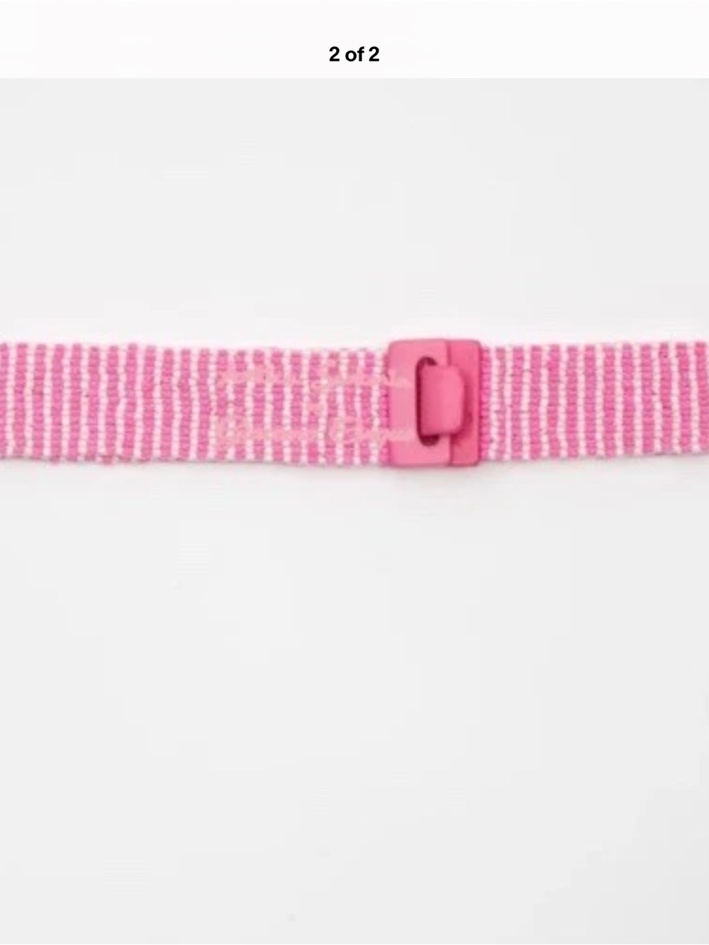 Antica Sartoria Pink Expandable Belt Nwt O/S